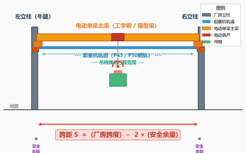 成都电动单梁起重机跨距定制方案