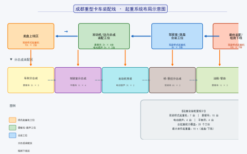 成都重型卡车装配线起重系统规划