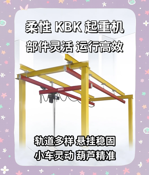 KBK柔性轻型组合式起重机标准型号技术参外观图