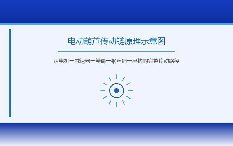 钢丝绳电动葫芦的结构组成与工作原理详解:从电机到卷筒的完整传动链分析