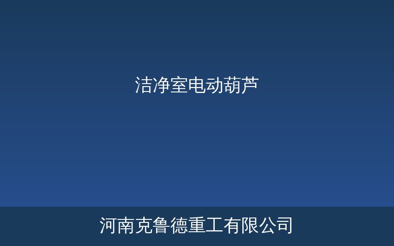 无尘洁净电动葫芦无尘轴承润滑结构图