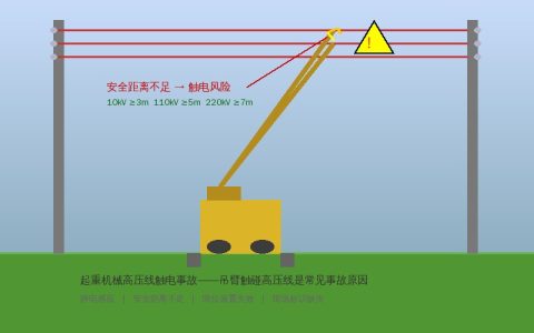 起重机械高压线触电事故原因与防范对策——2026年安全距离与智能预警方案