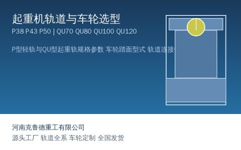 起重机轨道规格与车轮选型——P系列QU系列轨道参数对照