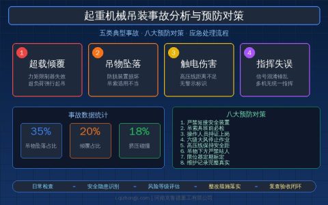 起重机械吊装事故深度分析与八大预防对策