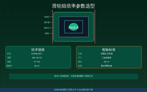 起重机滑轮组倍率与直径匹配——滑轮槽型参数与检查方法