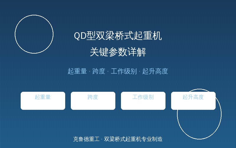 QD型双梁桥式起重机关键参数详解——跨度与工作级别参数解读