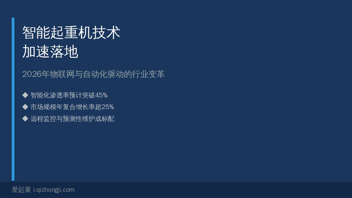 智能起重机技术趋势示意图