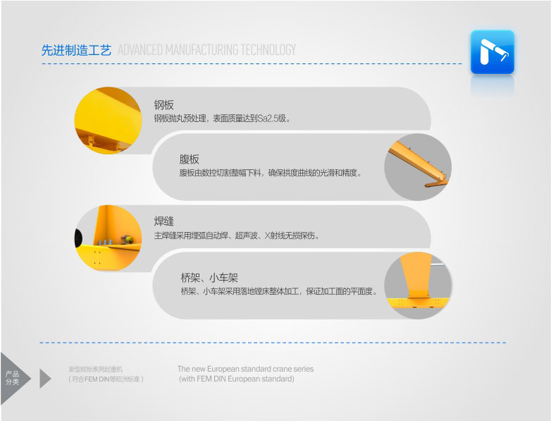 欧标起重机桥式起重机整体结构展示