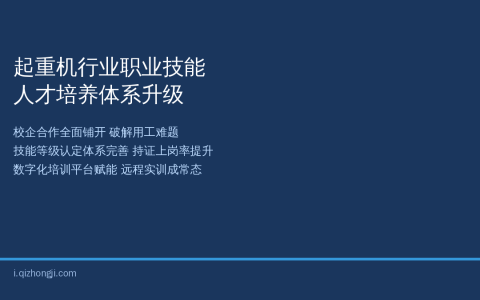 2026年起重机行业职业技能人才培养体系升级——校企合作破解技术人才短缺难题