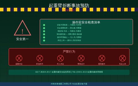 起重臂折断事故原因与预防——金属疲劳超载违章三大类速查