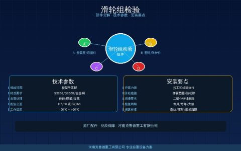 起重机滑轮组检验标准——绳槽磨损直径偏差滑轮裂纹报废参数速查