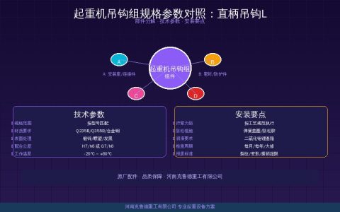 起重机吊钩组选型三个核心参数：起重量吊钩材质与开口度匹配标准