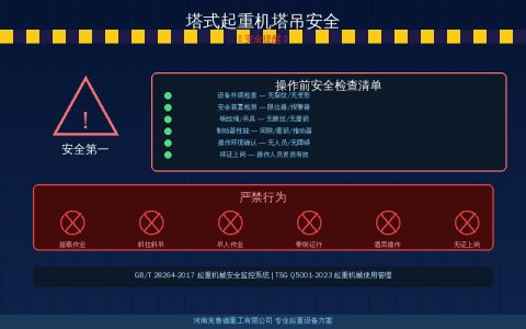 塔吊超载倾覆事故分析与预防——从QTZ80超载115%案例看力矩限制器与安全操作