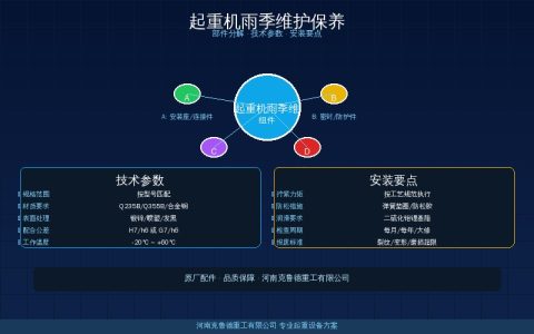 起重机雨季维护保养要点速查：防潮防锈绝缘与制动检查