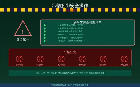 吊物捆绑安全操作速查：吊点选择防滑防脱棱角保护五步要点