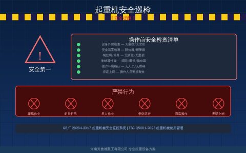 起重机安全巡检8项重点：日周月检项目周期与整改闭环流程