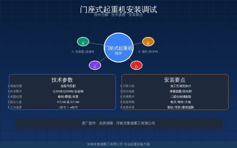 门座式起重机安装调试流程：轨道基础验收门架吊装与载荷试验要点