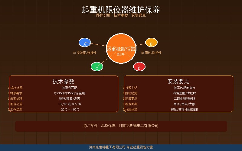起重机限位器维护保养检查示意图