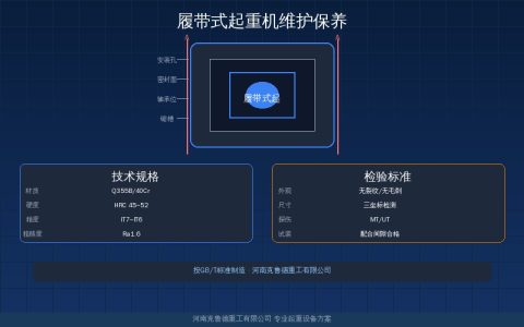 履带式起重机维护保养速查：行走机构液压与主臂检查周期要点
