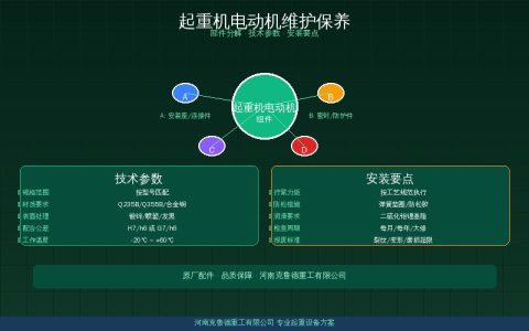 起重机电动机维护保养全流程：绝缘电阻检验轴承换脂与温升判定